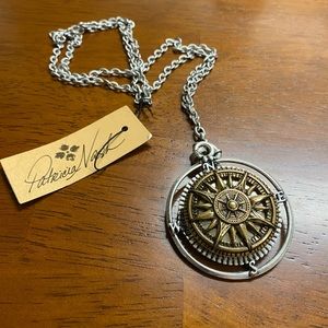 NWT Patricia Nash Compass Necklace